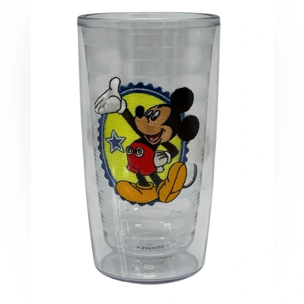 4-Vintage Disney Tervis Mickey Mouse 10oz Tumblers–Made in USA Dishwasher Safe